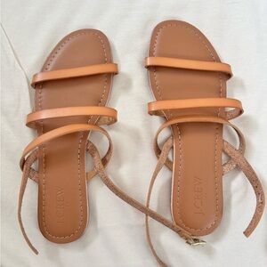 J. Crew Women's Brown Strappy Sandals